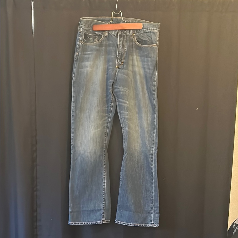 GAP Blue Boot Cut Flare Pants